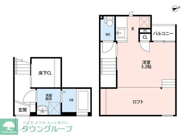 CB指扇ナコの物件間取画像